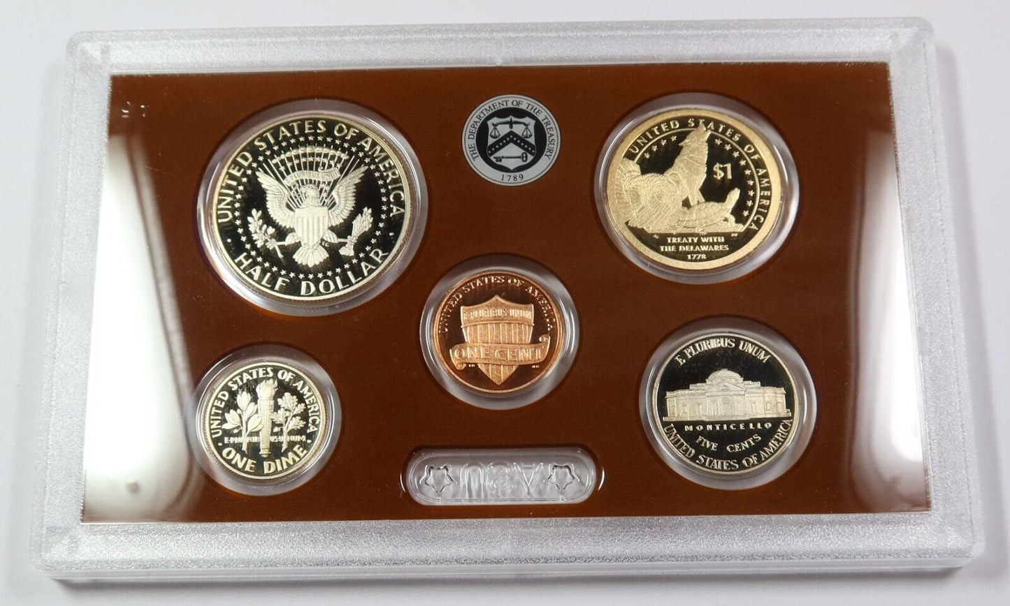 2013 S Proof Clad Complete 14 Coin Set with Original Box & COA #45918Y