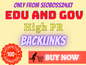 Creat 20+ EDU-GOV Safe SEO Backlinks Authority Site to Boost Your Google Ranking