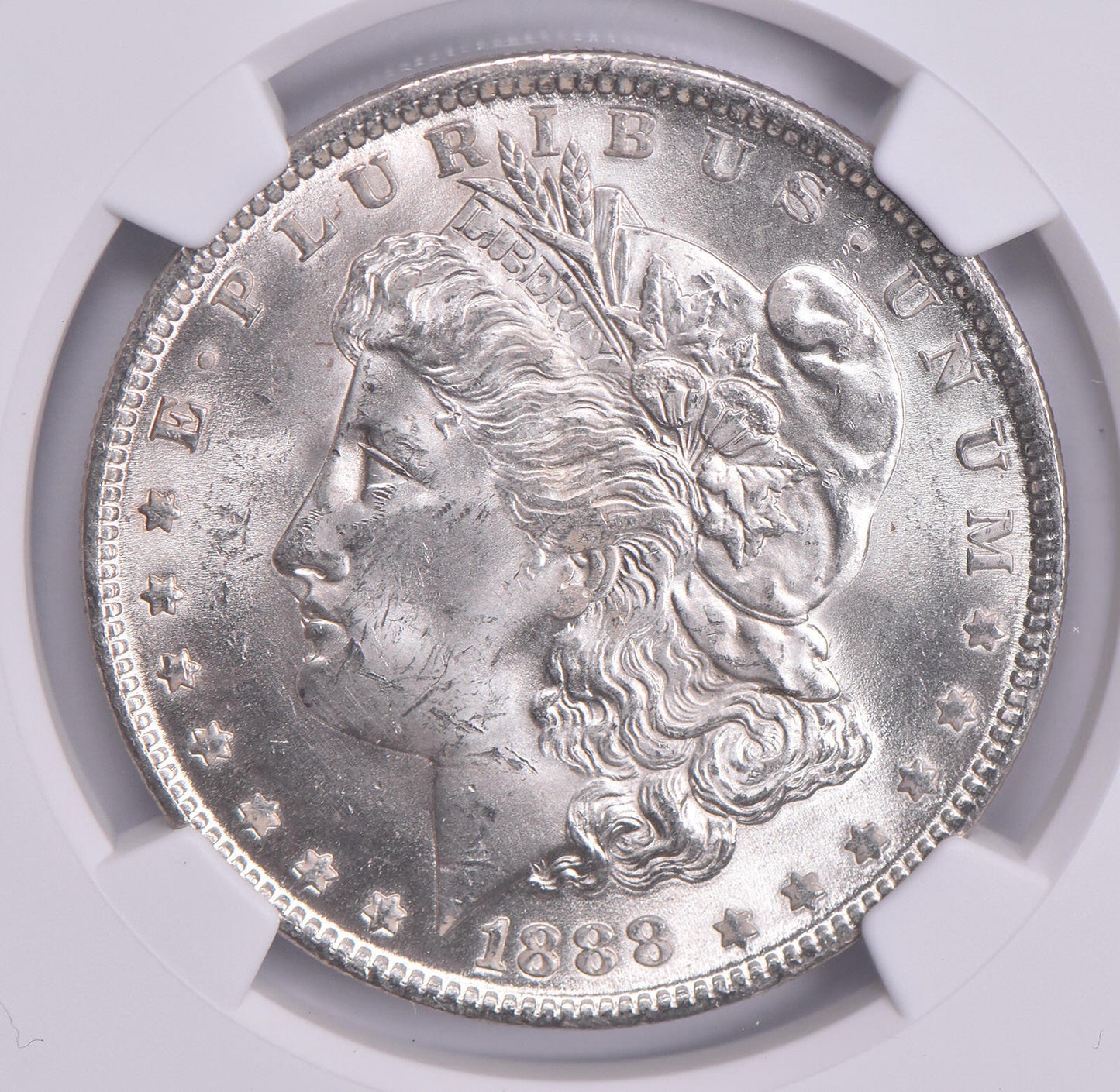 MS63 1888 Morgan Silver Dollar NGC Brown Label